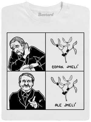 Cimrman: Copak jmelí pánske tričko White