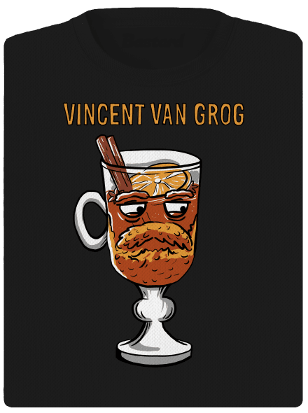 Vincent van Grog dámske športové tričko Black
