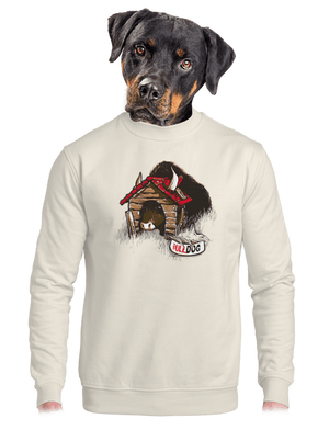 unisex mikina bez kapucne