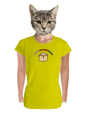 Poctivá buchta a klobása dámske tričko prémium Lemon