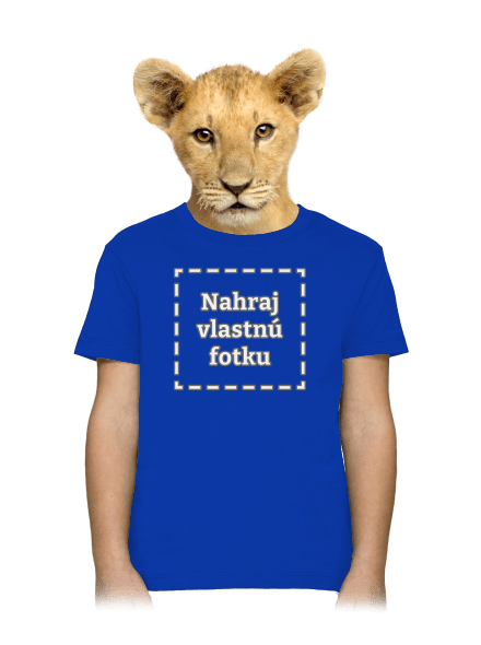 Vlastná potlač detské tričko Royal Blue