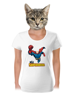 Môj superhrdina dámske tričko White
