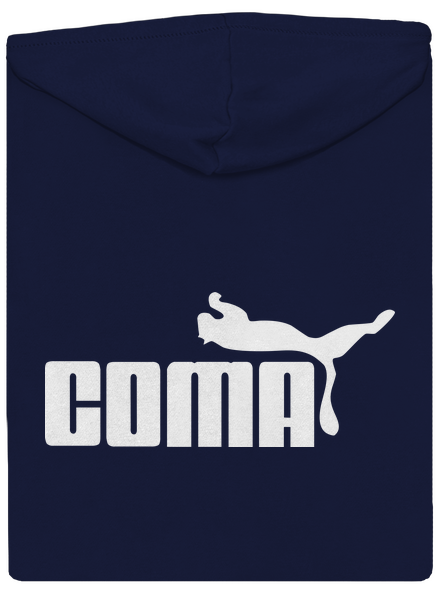 Coma pánska mikina na zips Navy