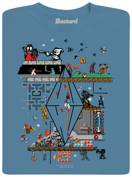 Zahráme si pánske tričko Stone Blue