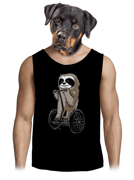 Leňoch pánske tielko Black