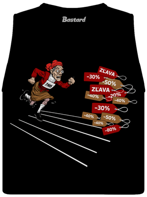 Zľavy! dámske tielko voľné Black