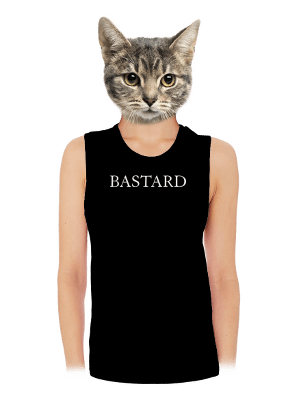 Bastard v luxuse dámske tielko voľné Black