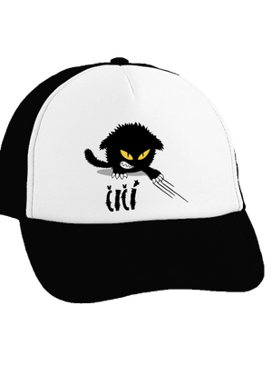 Čičina šiltovka truckerka Black cap