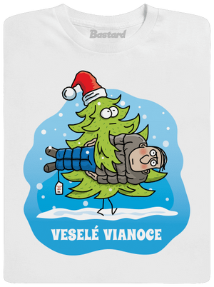 Veselé Vianoce detské tričko White