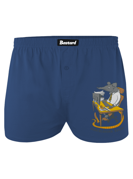 Kancelárska krysa pánske trenky Blue