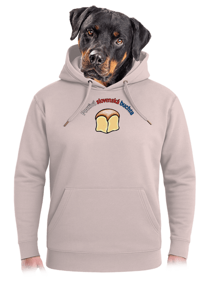 Poctivá buchta a klobása unisex mikina premium Rose Chalk