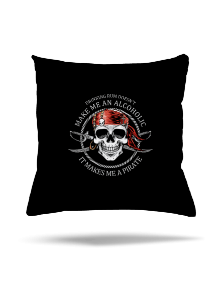 Pirát vankúš Black
