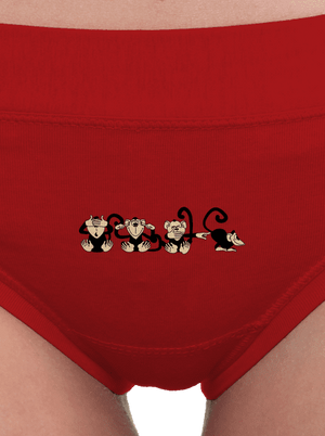 Opica dámske nohavičky Red Mal