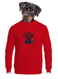 unisex mikina bez kapucne