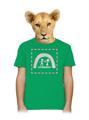 Detské kresby - Nahraj vlastnú detské tričko Kelly Green