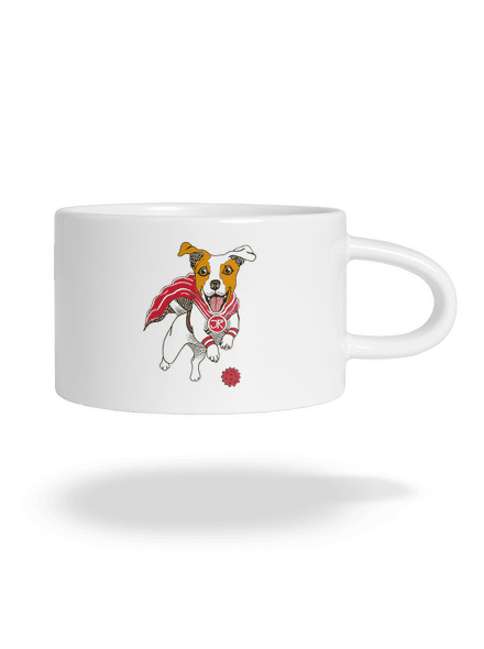 Jack Russell hrnček makronka White
