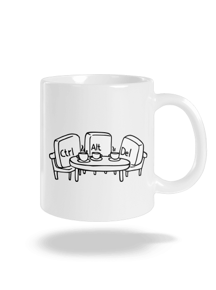 Nerozluční kamaráti klasický hrnček White