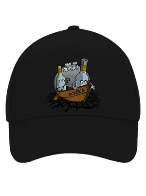 Na suchu šiltovka baseballka Black