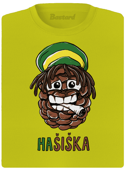 Hašiška dámske športové tričko Neon Yellow