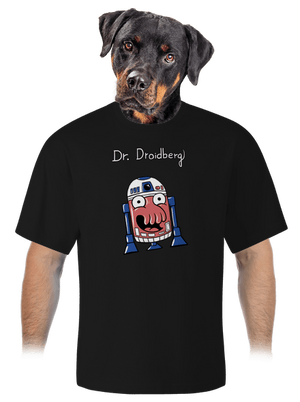 Dr. Droidberg unisex tričko oversized Black