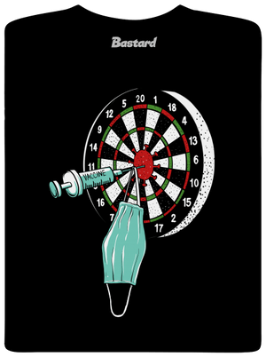 Zásah pánske tričko Black