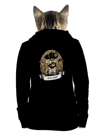 B14: S čerty nejsou žerty dámska mikina na zips Black