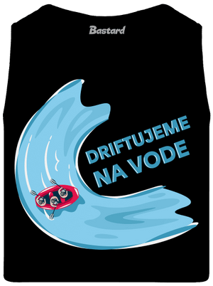 Driftujeme na vode pánske tielko Black