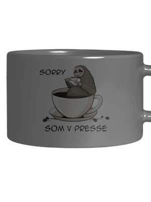 V presse hrnček makronka Grey Macaron