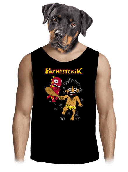 Prehysterik pánske tielko Black