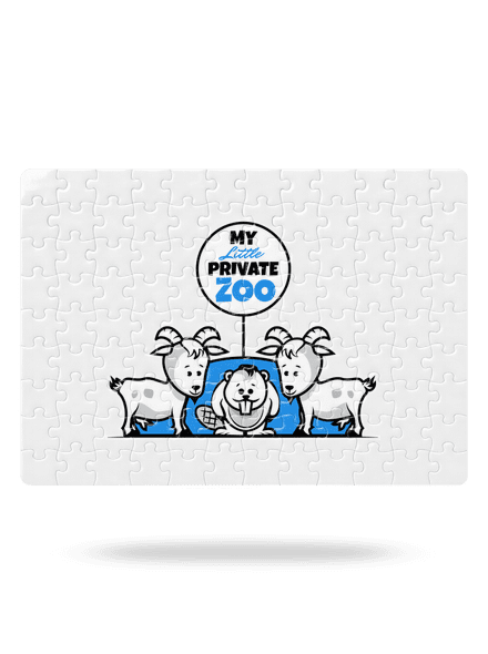 ZOO puzzle White
