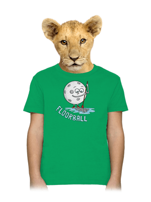 Floorball detské tričko Kelly Green