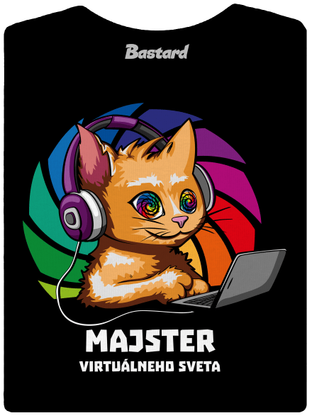 Majster virtuálneho sveta dámske tričko prémium Black