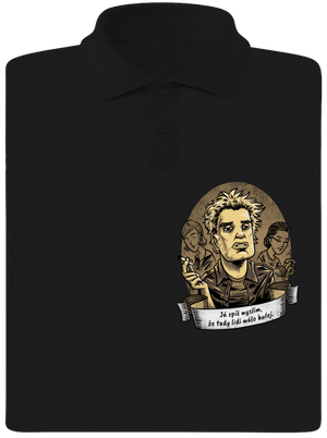 B14: Samotáři pánska polokošeľa Black