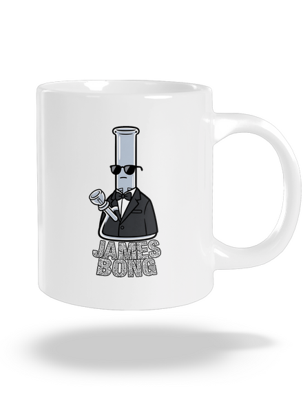James Bong veľký hrnček White