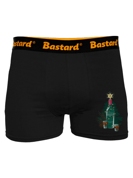 Vianočná borovička boxerky Black