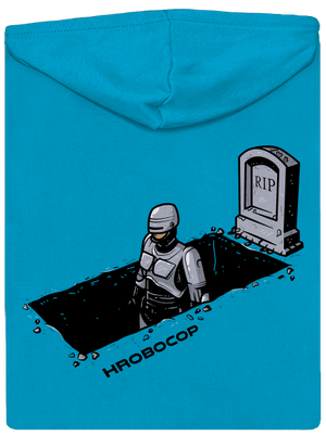 Hrobocop dámska mikina na zips Blue Atol