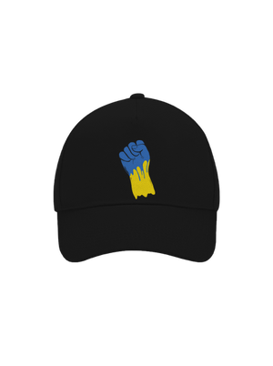 Ukrajina - Ruka šiltovka baseballka Black