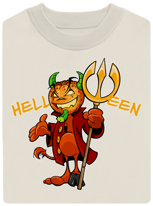 Helloween unisex mikina bez kapucne Off White