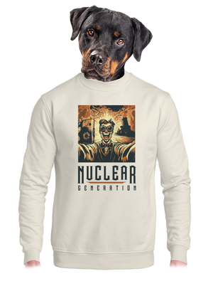 unisex mikina bez kapucne