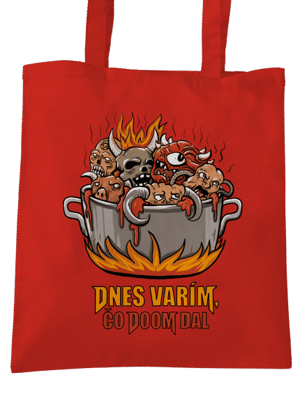 Čo Doom dal taška Bright Red