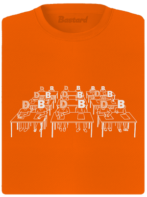 Cimrman: Debil, blbeček dámske športové tričko Neon Orange