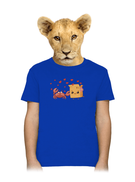Krab a krabica detské tričko Royal Blue