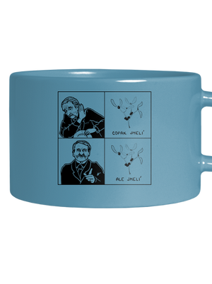 Cimrman: Copak jmelí hrnček makronka Blue Macaron