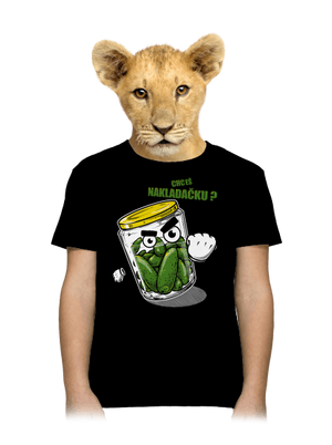 Nakladačka detské tričko Black