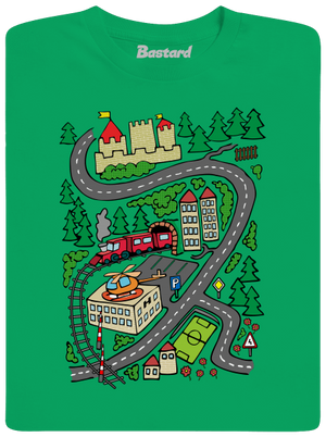 Cesta pánske tričko Kelly Green