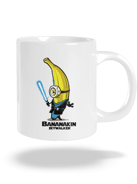 Bananakin Skywalker veľký hrnček White