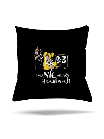 Hrajú naši vankúš Black