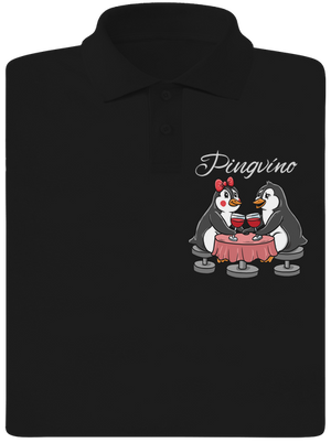 Pingvíno pánska polokošeľa Black