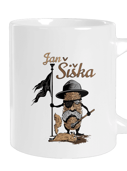 Jan Šiška veľký hrnček White