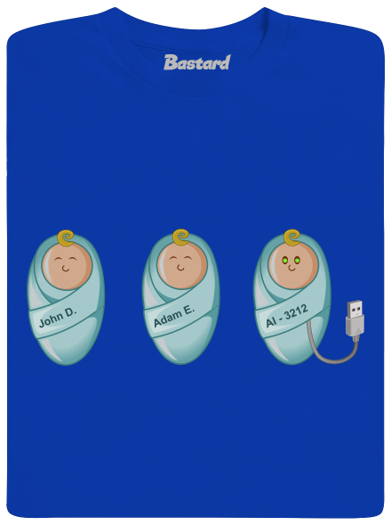 AI baby pánske dlhý rukáv Royal Blue